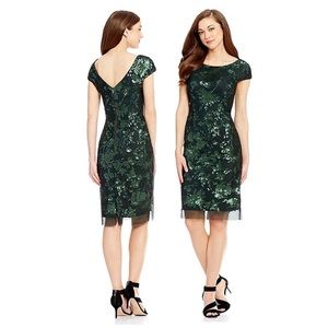 ANTONIO MELANI Green Midi Dress NWT
